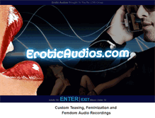 Tablet Screenshot of eroticaudios.com